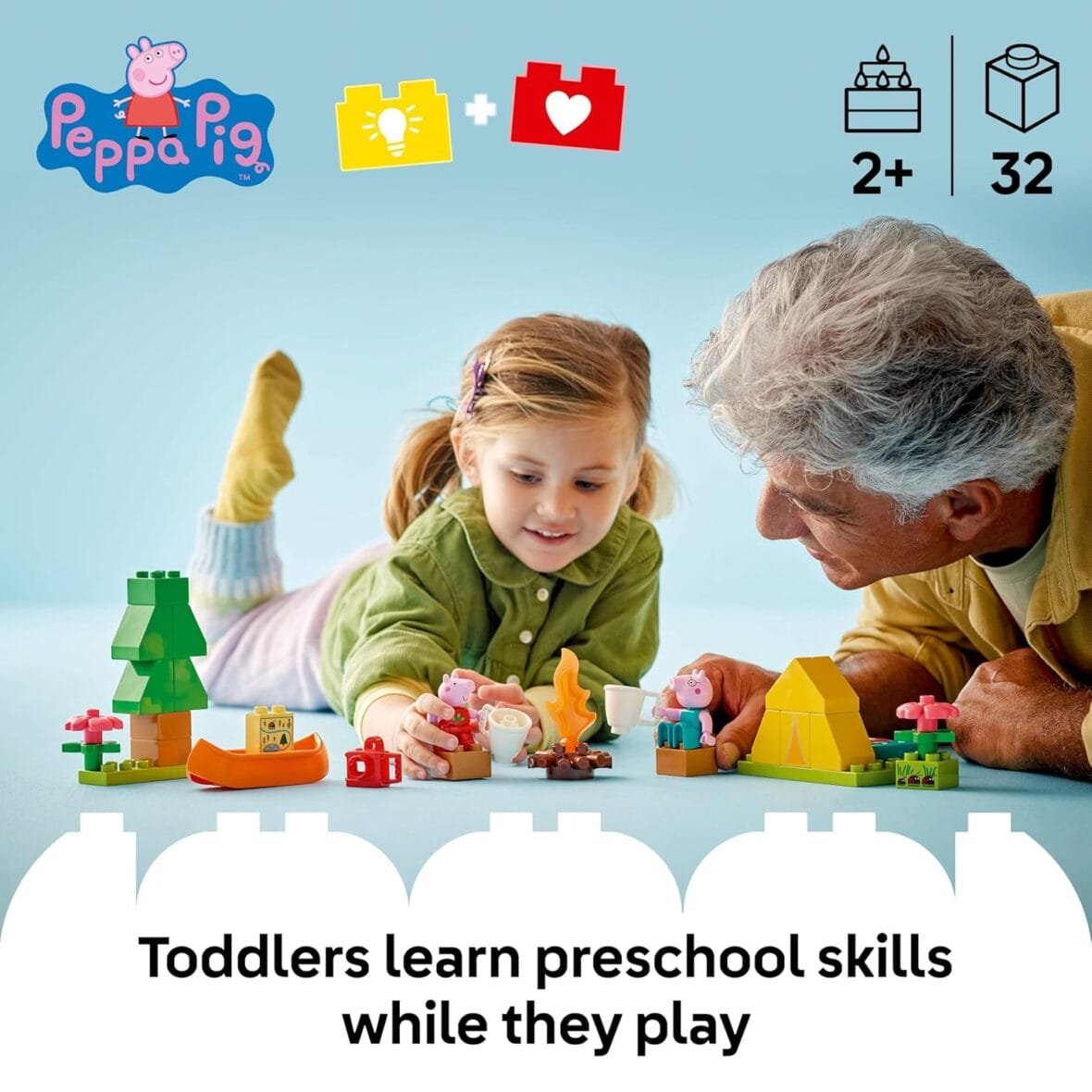 LEGO DUPLO Peppa Pig Camping Trip Set