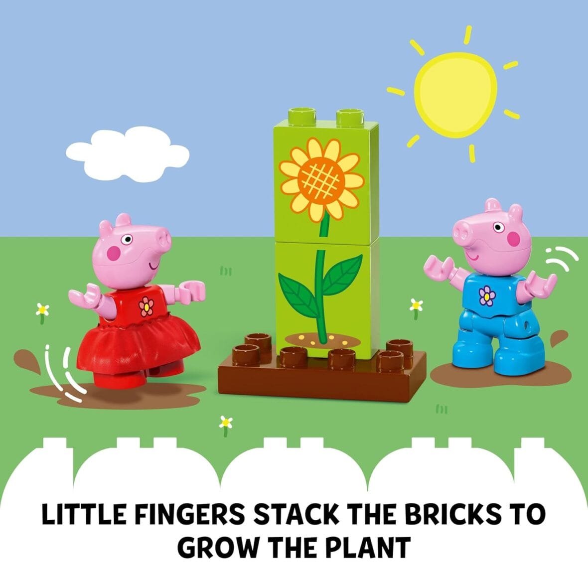 LEGO DUPLO Peppa Pig Garden Toy Set