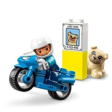 LEGO DUPLO Town Police Motorcycle Toy