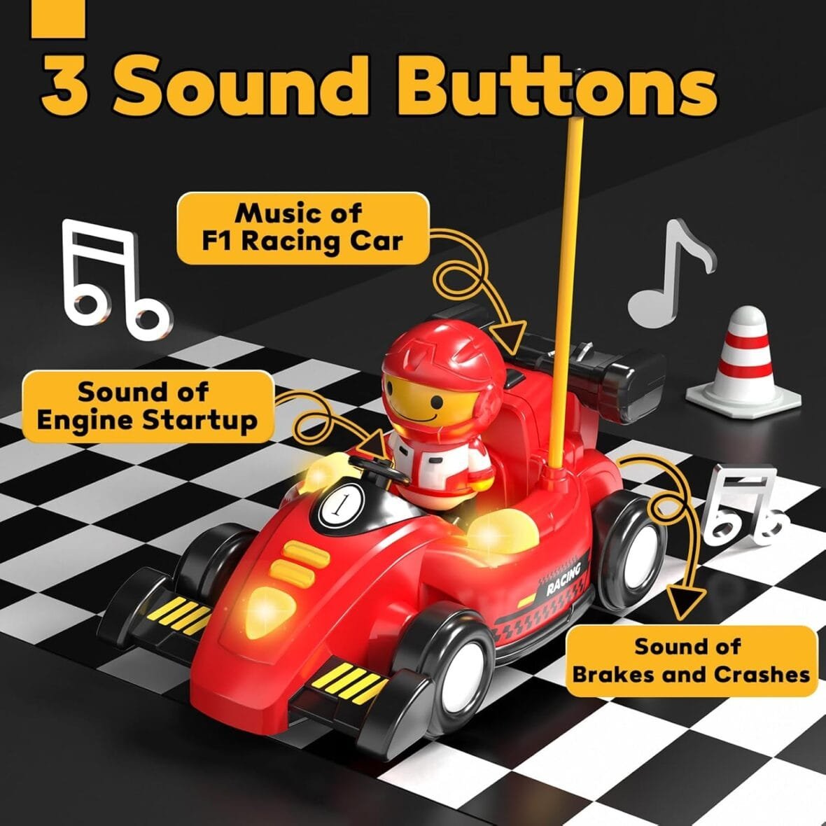 Lehoo Remote Control Cars for Toddlers