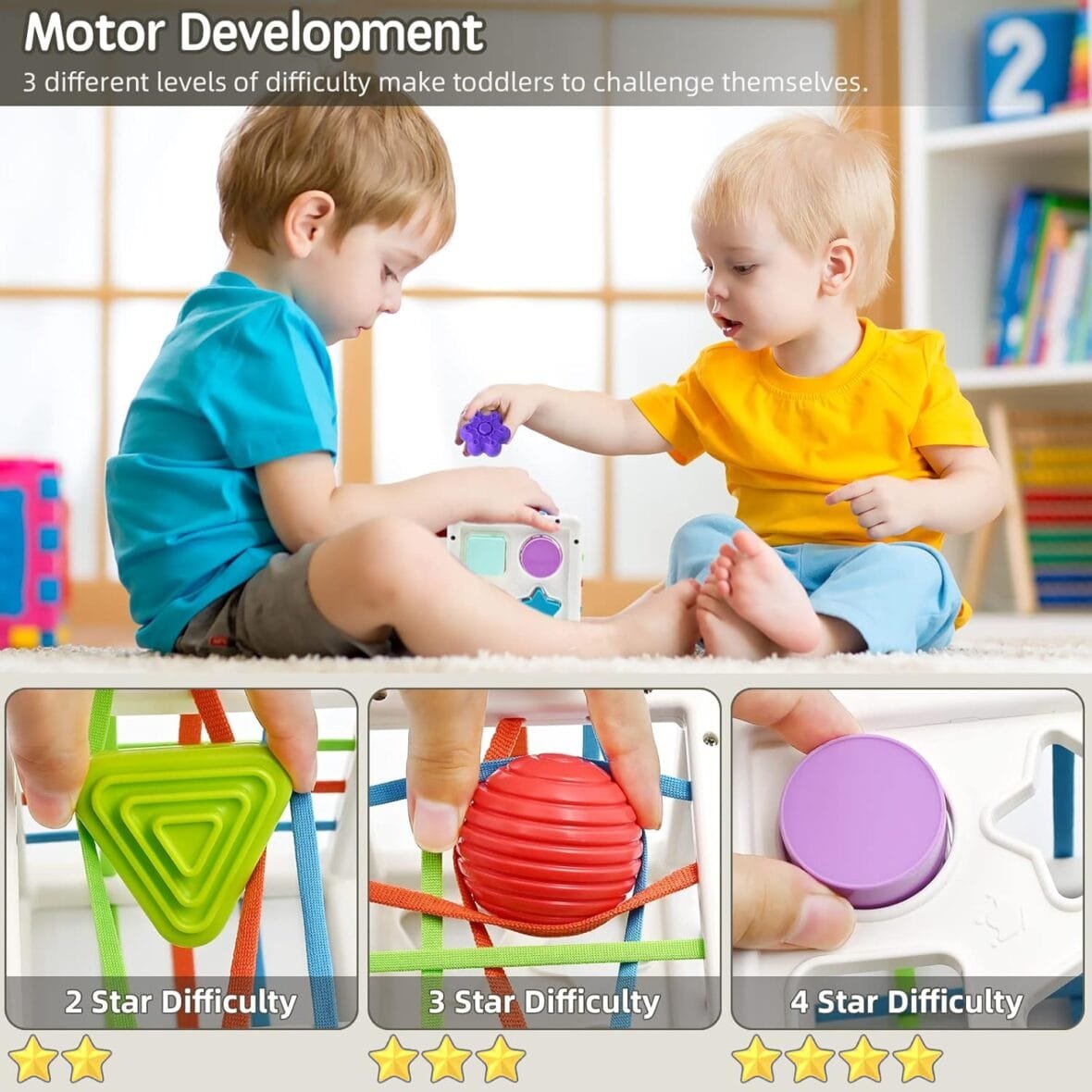 Mailesi Montessori Sensory Toys for Toddlers