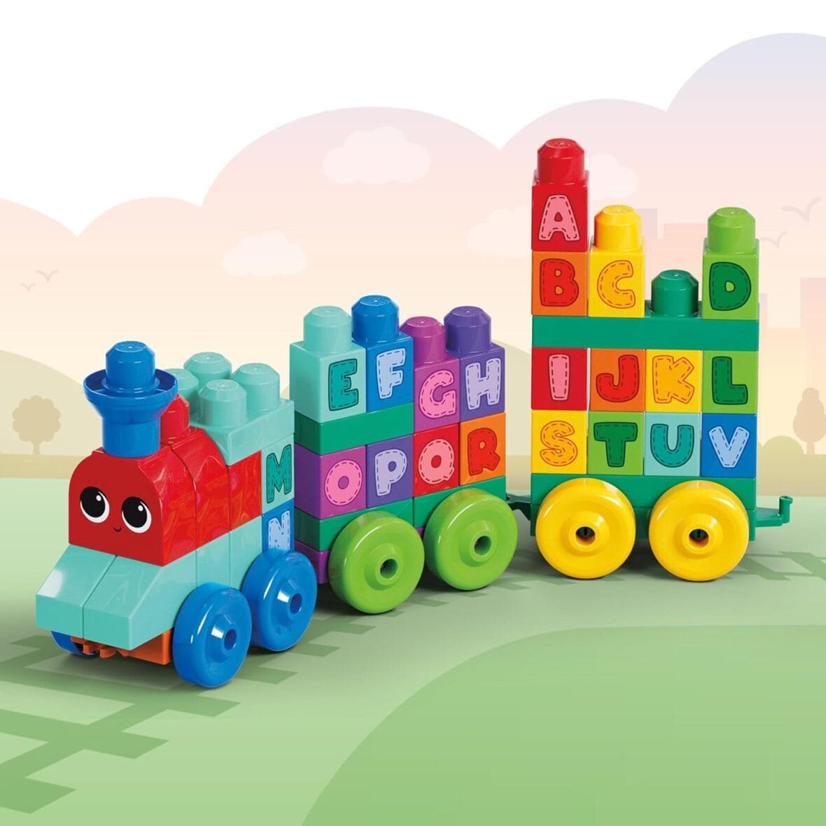 MEGA BLOKS ABC Learning Train Set