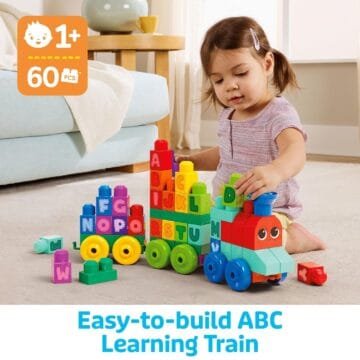 MEGA BLOKS ABC Learning Train Set