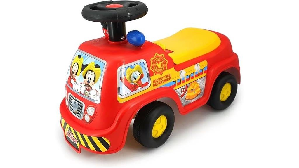 mickey mouse fire truck