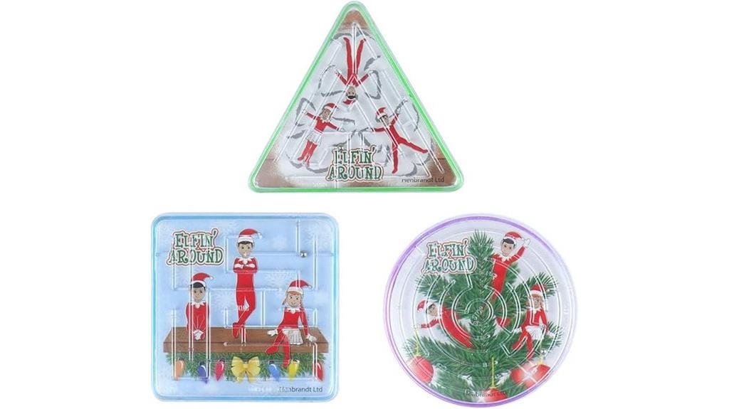 mini christmas maze puzzles