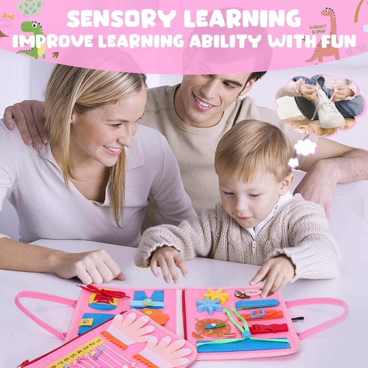 Montessori Busy Board for Toddlers’ Skills