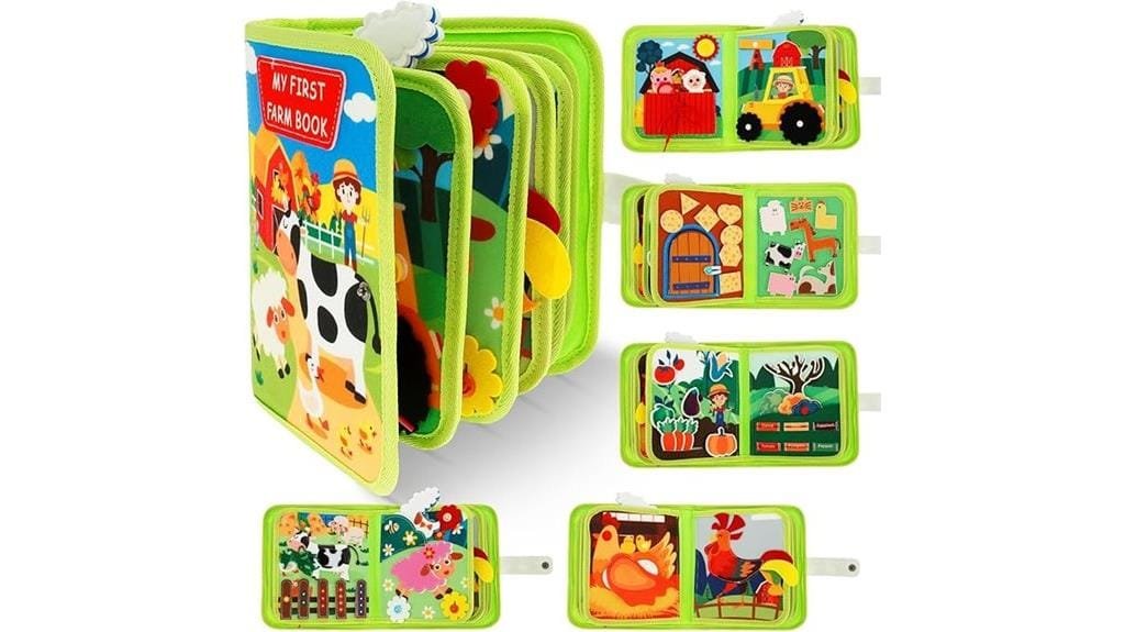 montessori sensory felt book