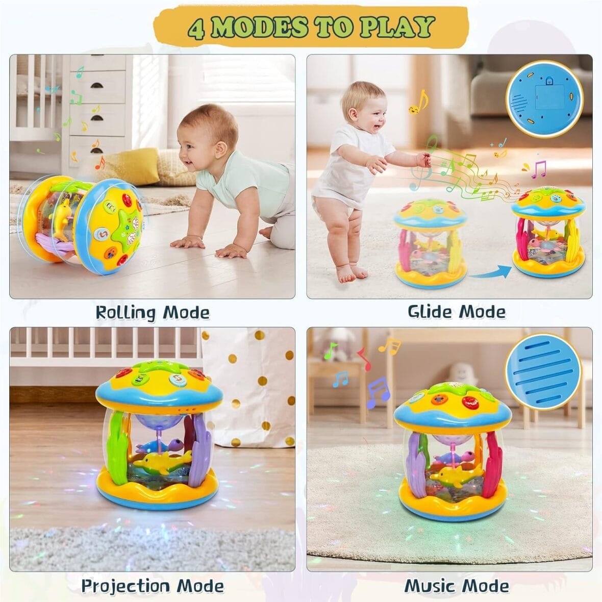 Ocean Projector Baby Toys with Music