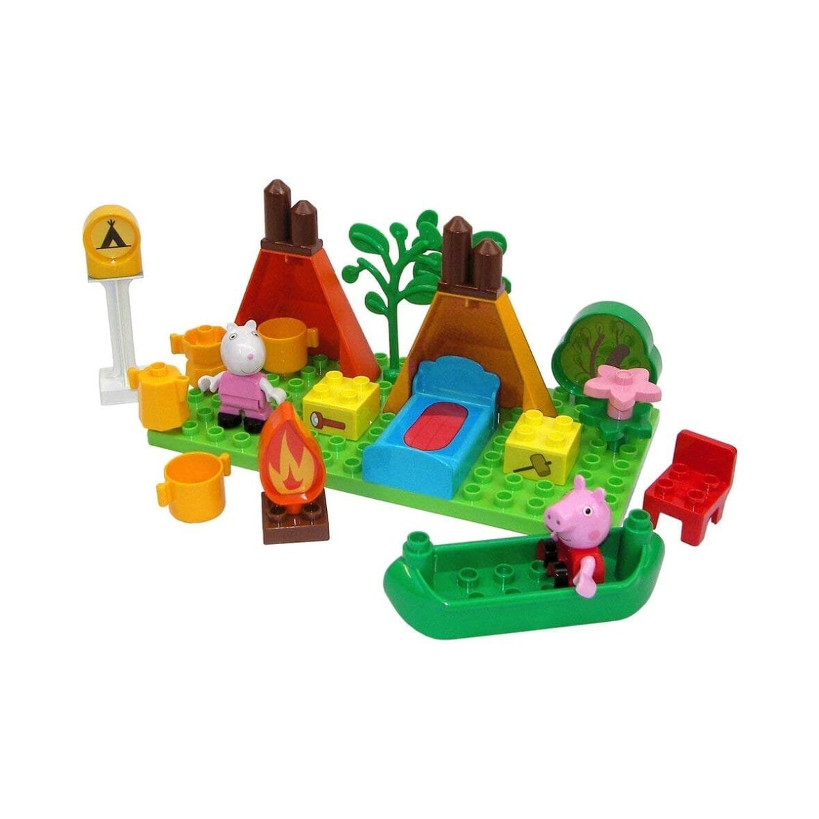 Peppa Pig Camping Playset with 25 Pieces