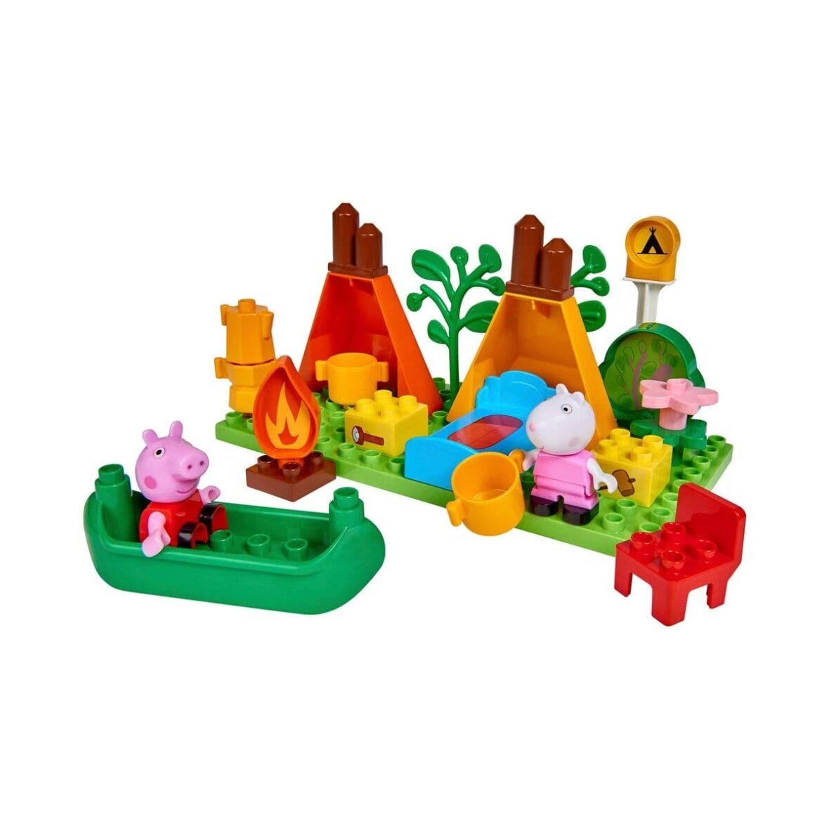 Peppa Pig Camping Playset with 25 Pieces