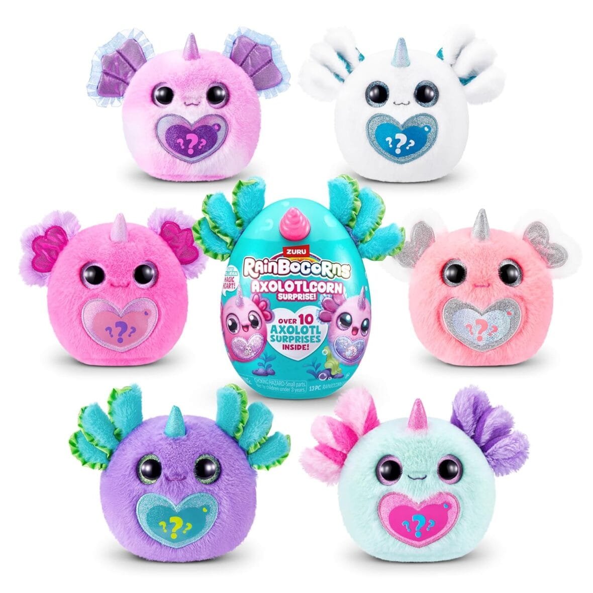 Rainbocorns Axolotlcorn Plush Toy Surprise
