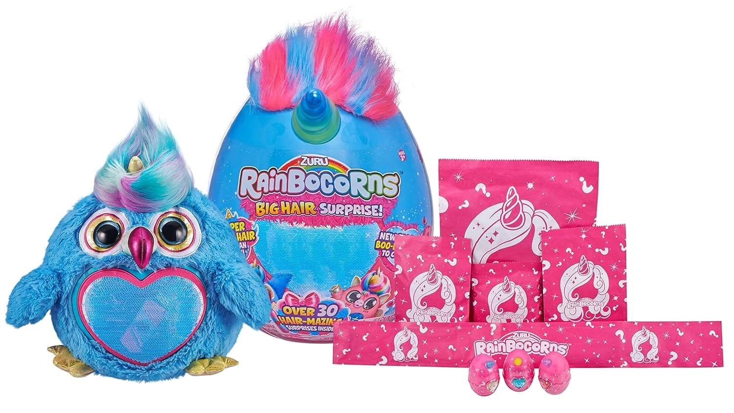 Rainbocorns Big Hair Surprise Plush Egg
