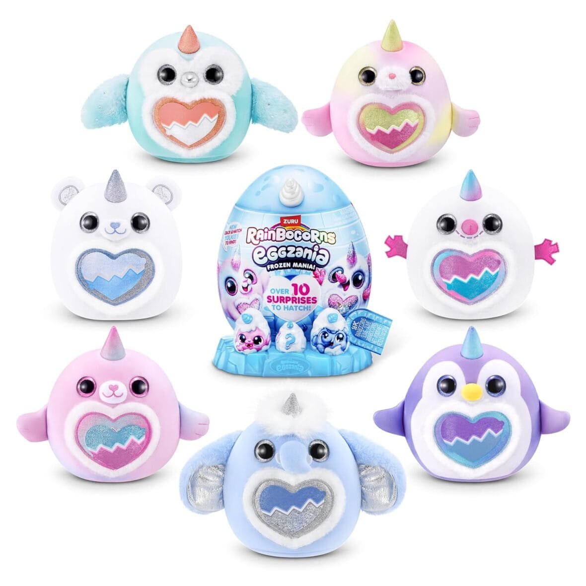 Rainbocorns Eggzania Frozen Mania Plush Toy