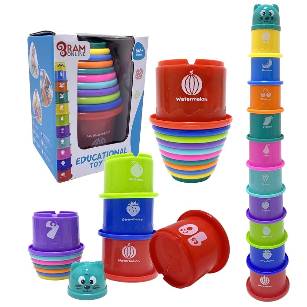 Ram Baby Kids 11-Piece Stacking Cups