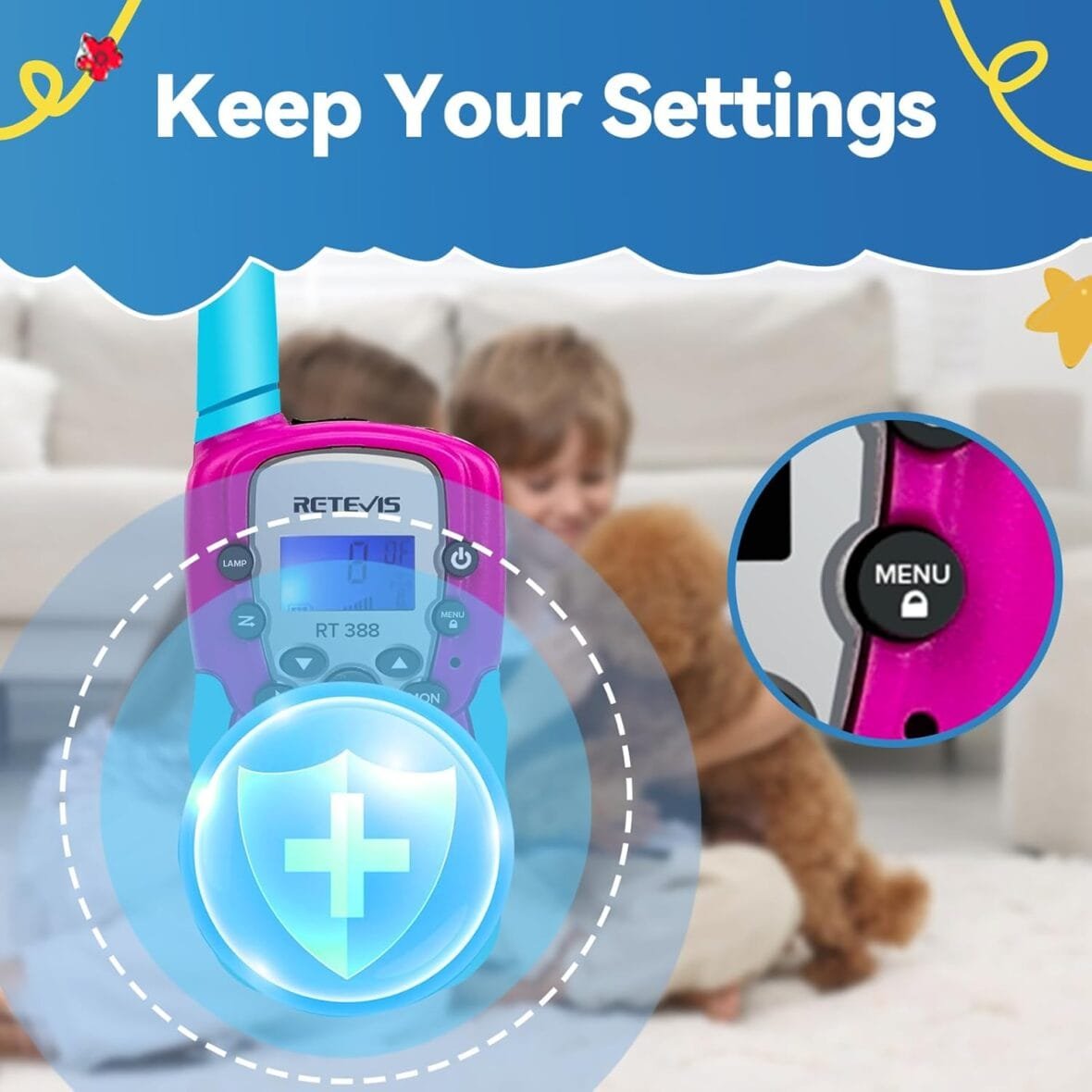 Retevis RT388 Kids Walkie Talkies
