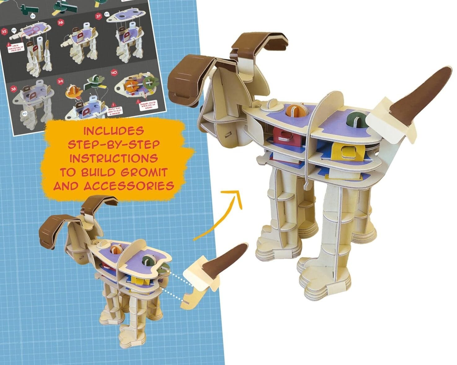 Wallace & Gromit Cardboard Craft Kit
