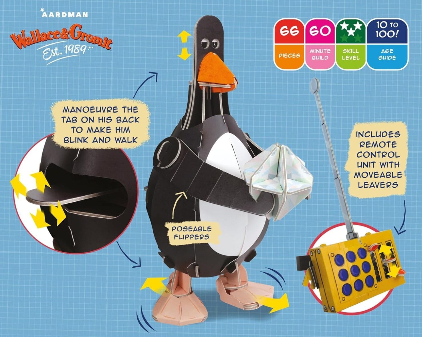 Wallace & Gromit Feathers McGraw Craft Kit