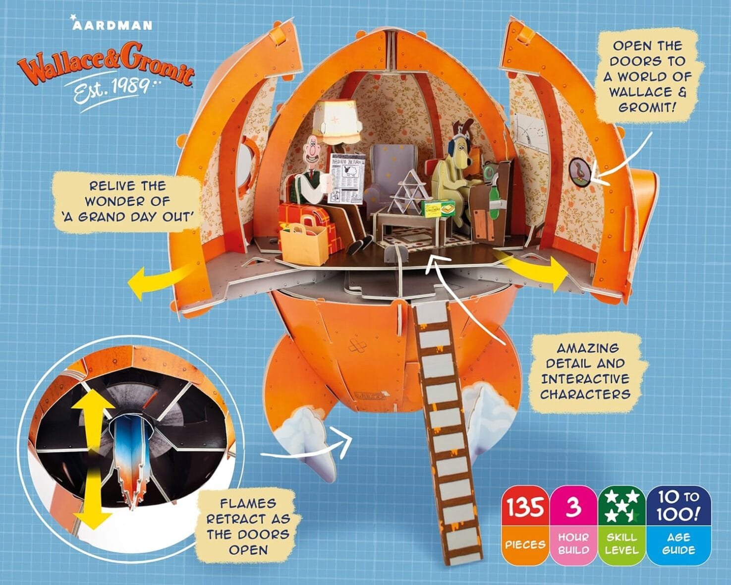 Wallace & Gromit Rocket Craft Kit