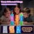 3 Pack Light-Up Sensory Tubes for Autism