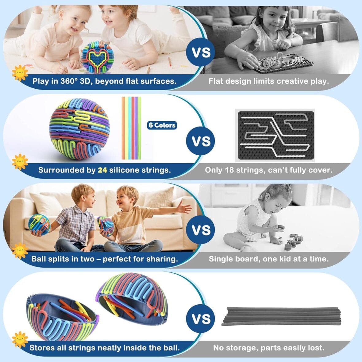 3D Sensory Activity Ball for All Ages