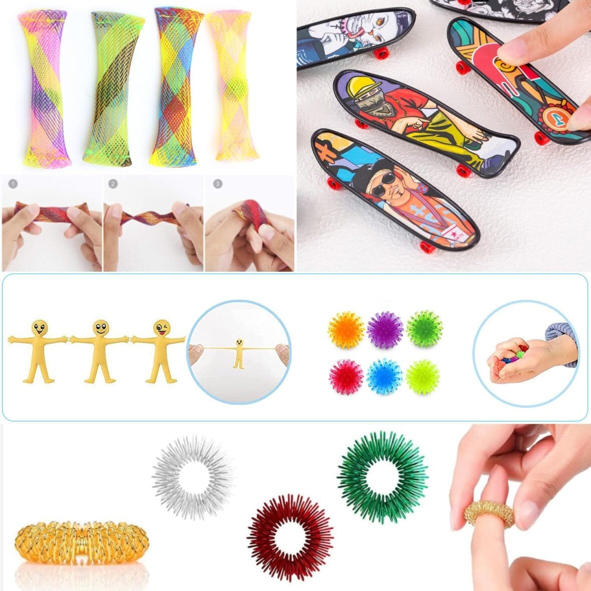 50 Pcs Fidget Toys Pack for Stress Relief