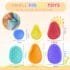 6 Pcs Silicone Sensory Worry Stones