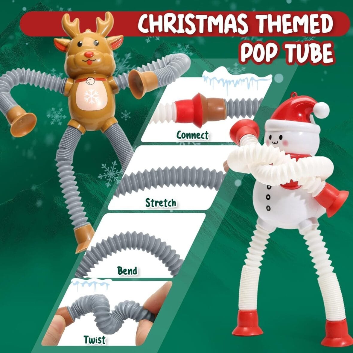 Christmas Pop Tube Stocking Stuffers for Kids