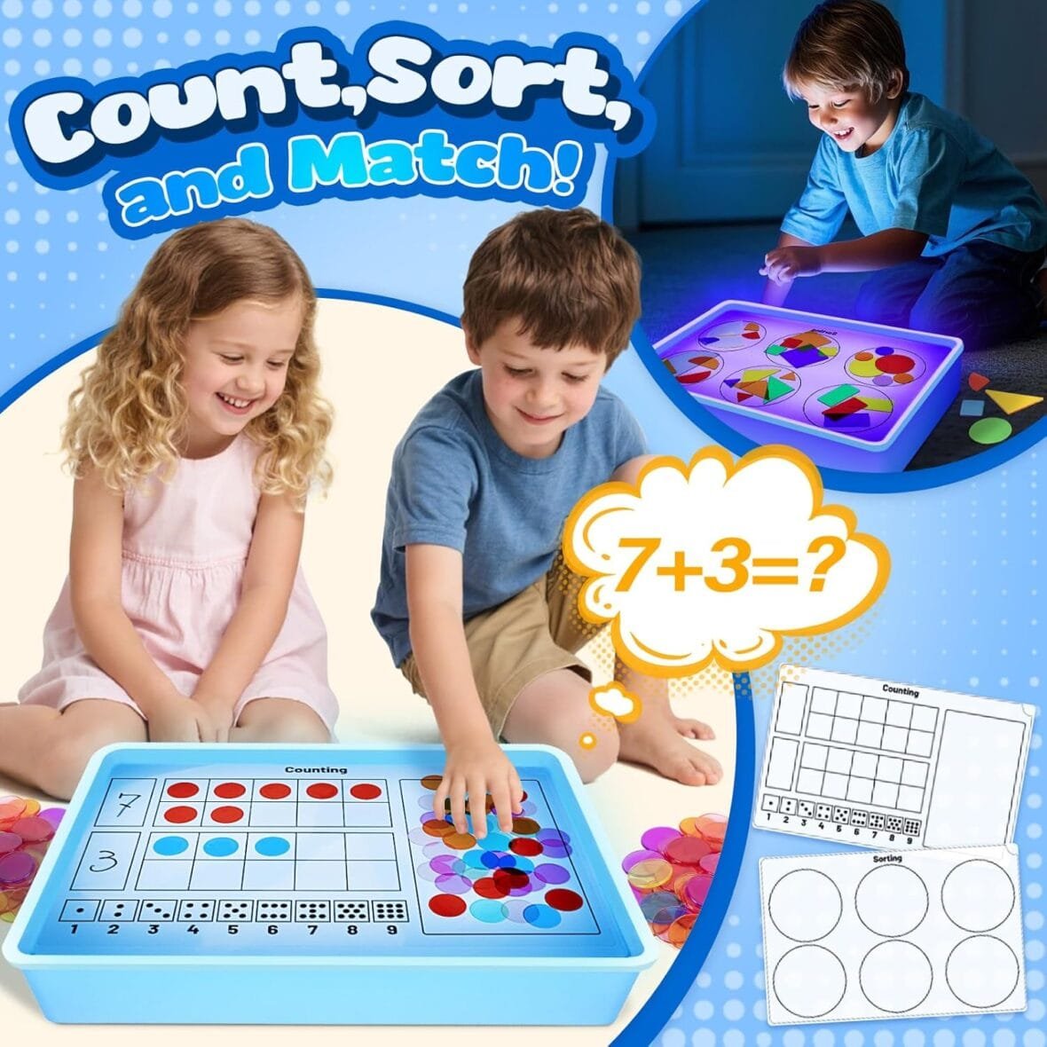 Color Changing Sensory Activity Table for Kids