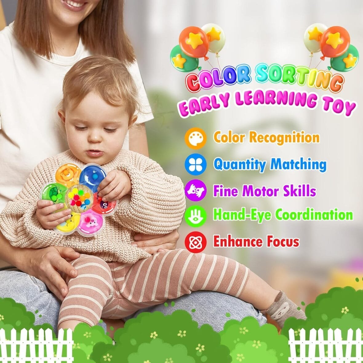 Color Sorting Sensory Toys for Kids