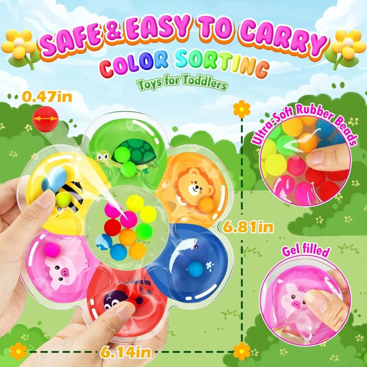 Color Sorting Sensory Toys for Kids