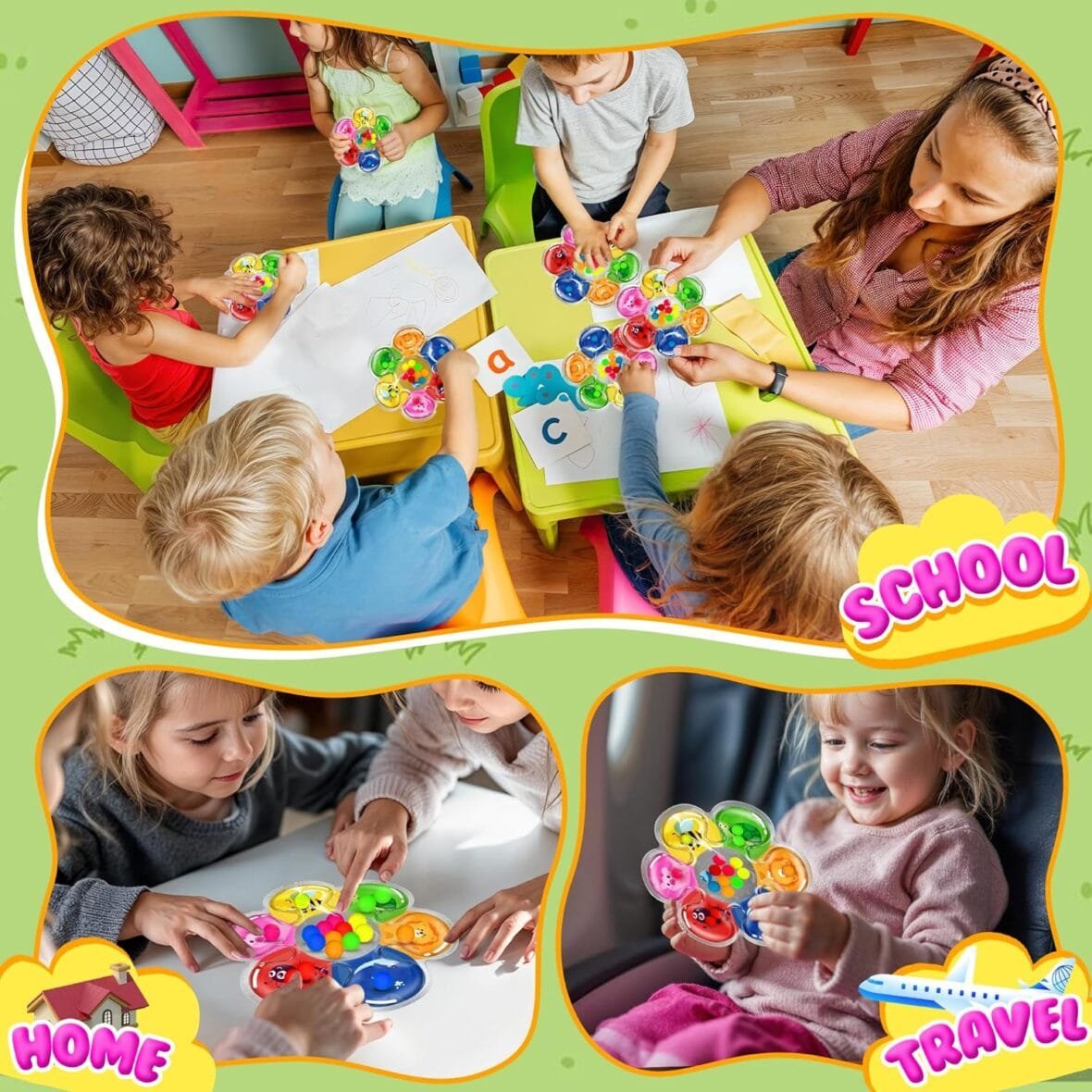 Color Sorting Sensory Toys for Kids