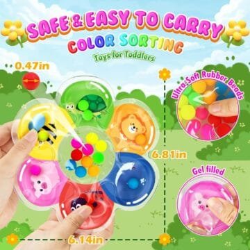 Color Sorting Sensory Toys for Kids