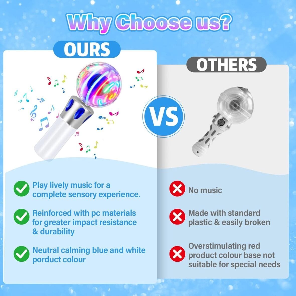 CS COSDDI Musical Sensory Toys for Autism