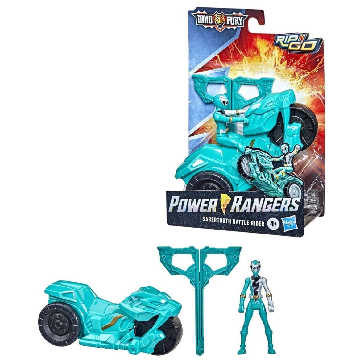 Dino Fury Sabertooth Battle Rider & Ranger