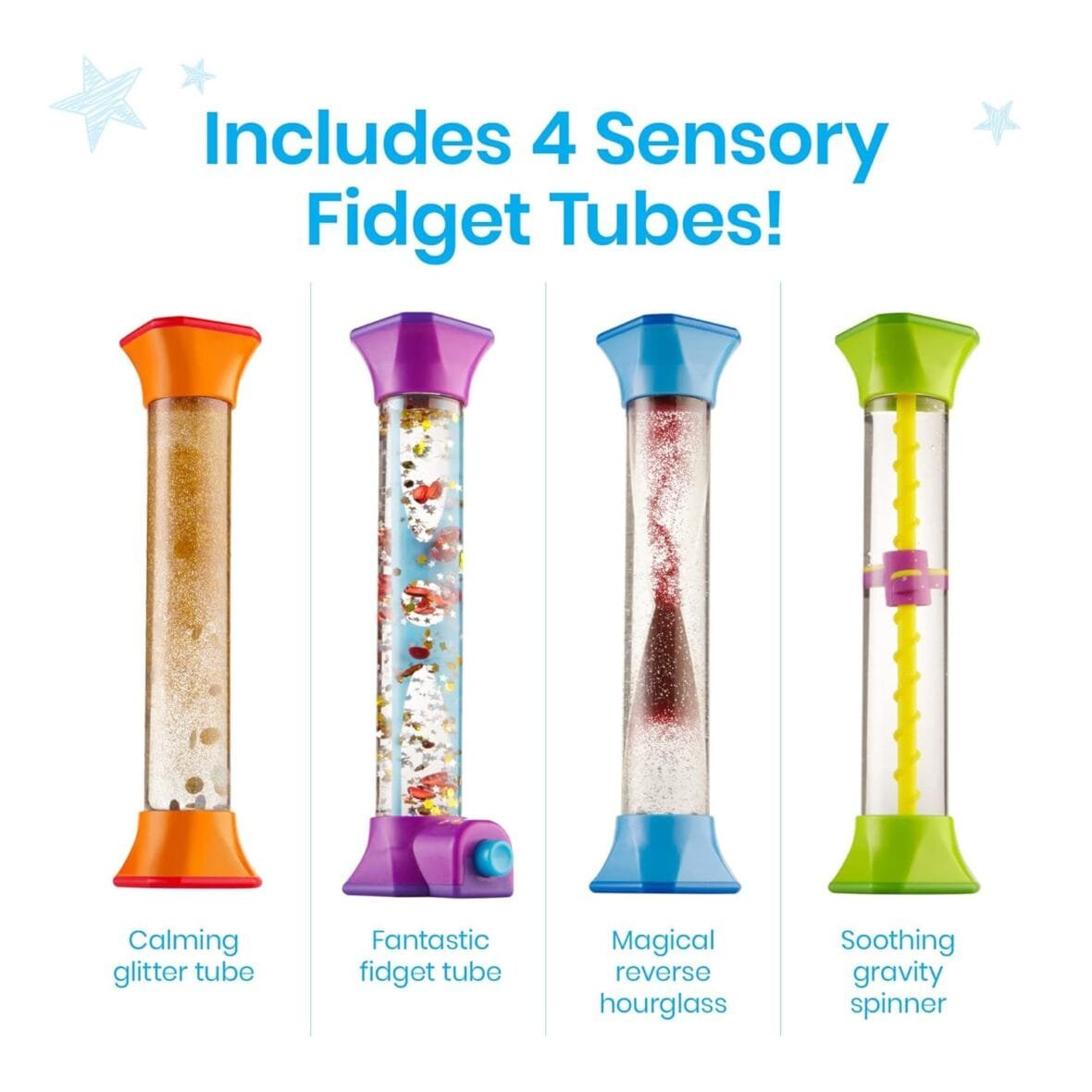Fidget Tubes for Autism & Stress Relief