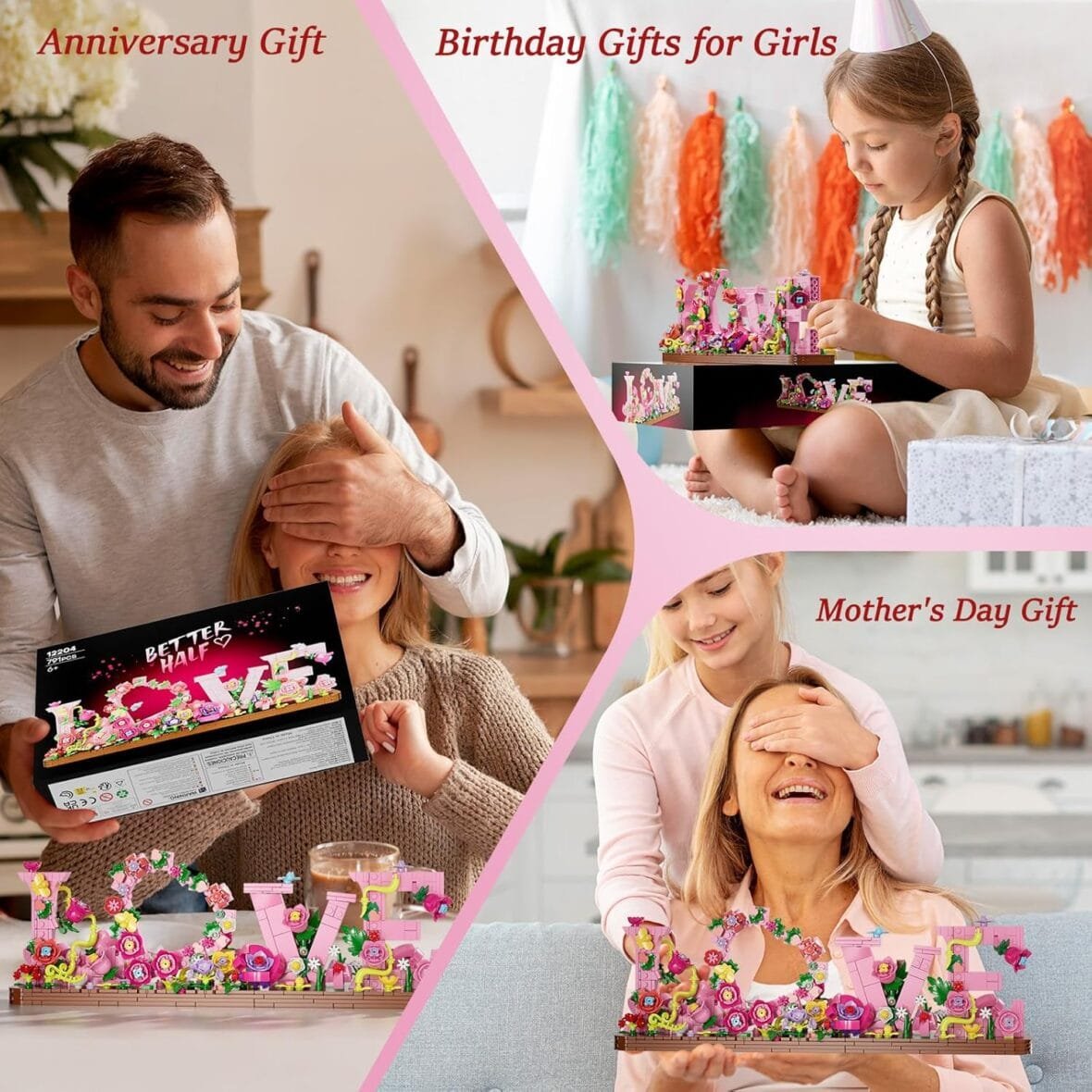 Flowers Bouquet Building Set – 791PCS DIY Kit