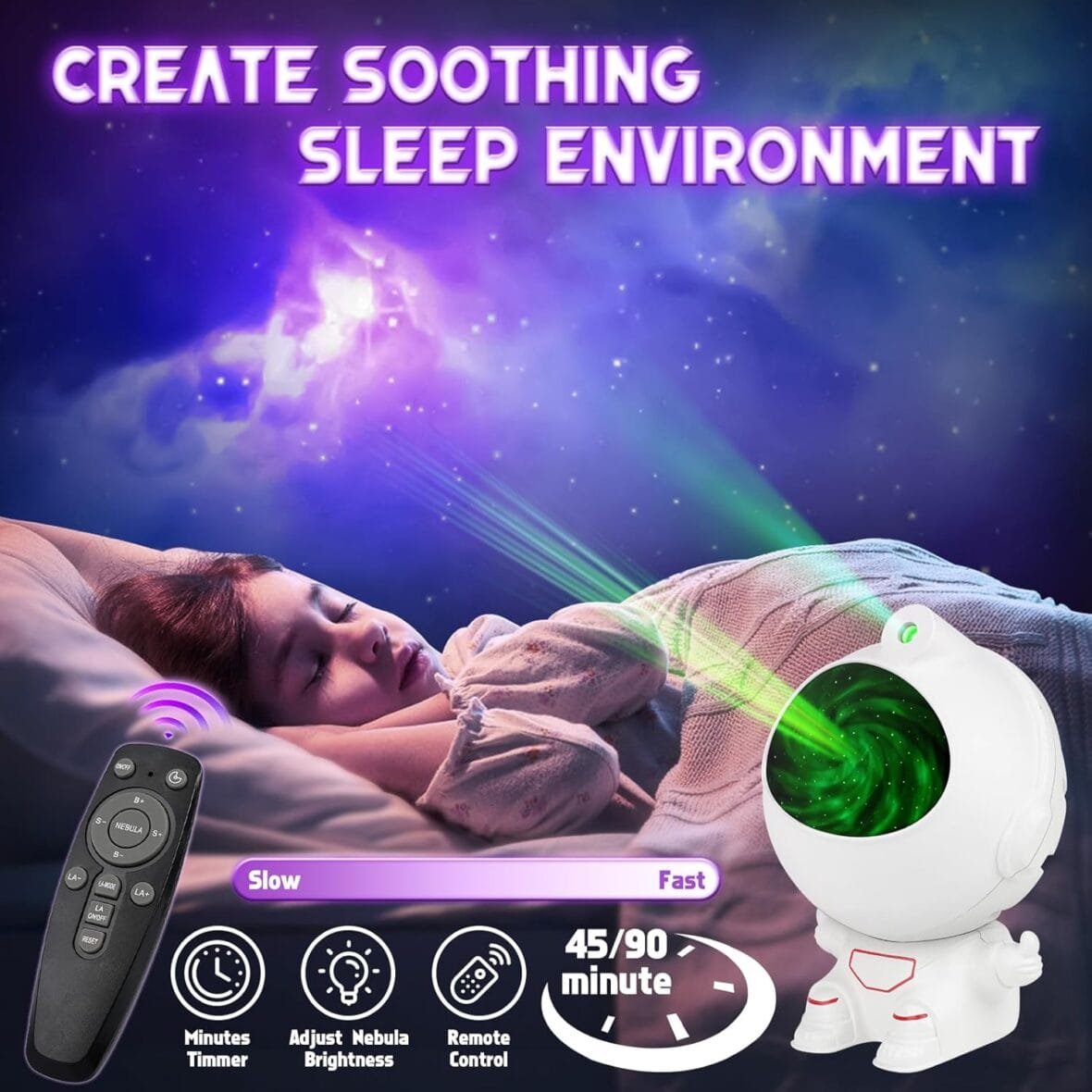 Joyreal Autism Sensory Toys – Galaxy Projector Set