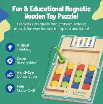 Jumble Magnetic Maze Puzzle Game for Kids