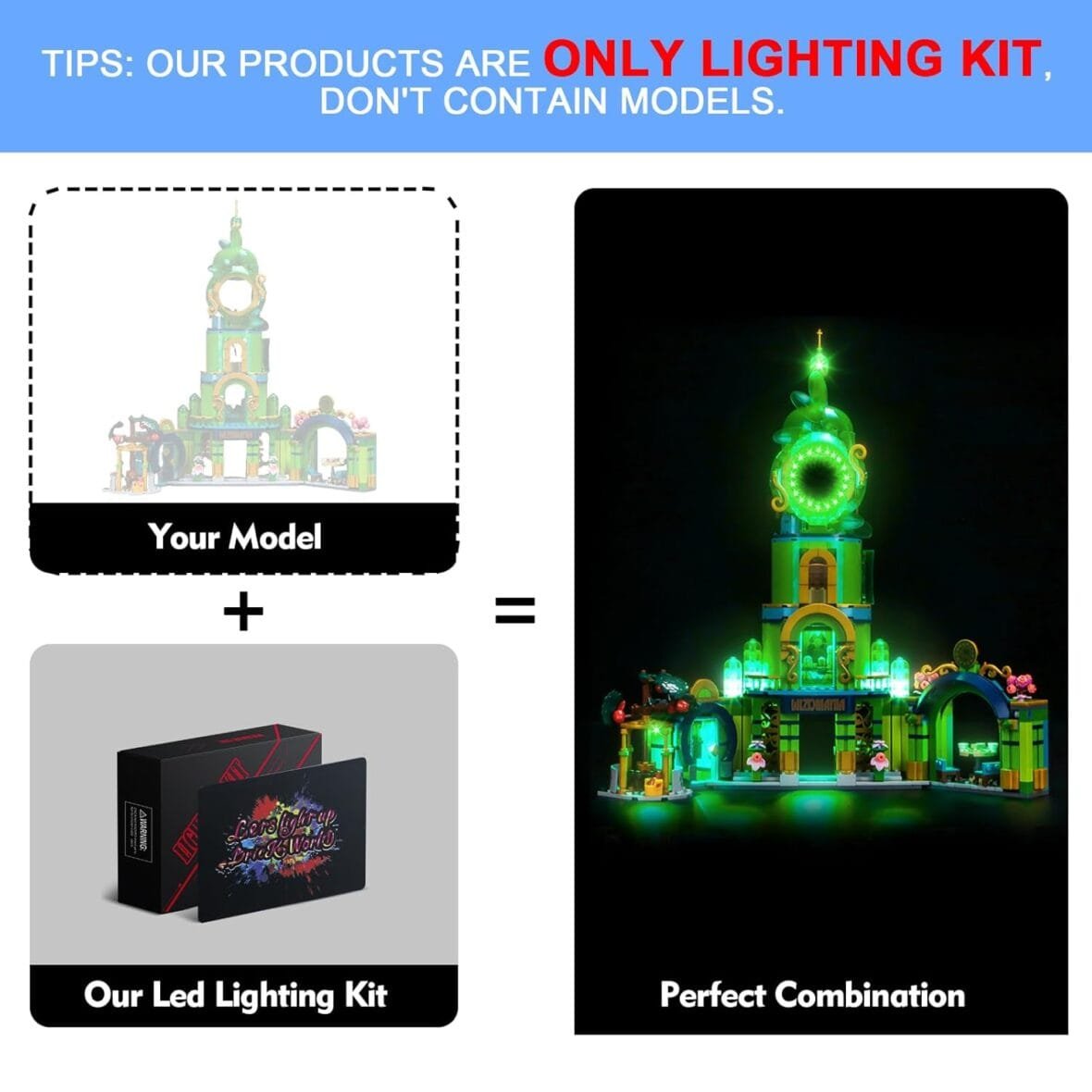 LED Light Set for Emerald City Model