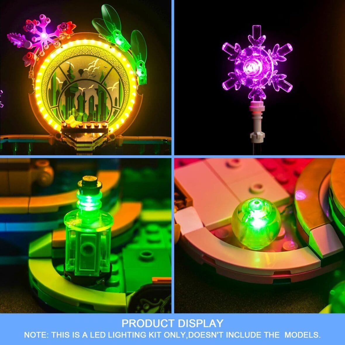 LED Light Set for Lego Elphaba & Glinda
