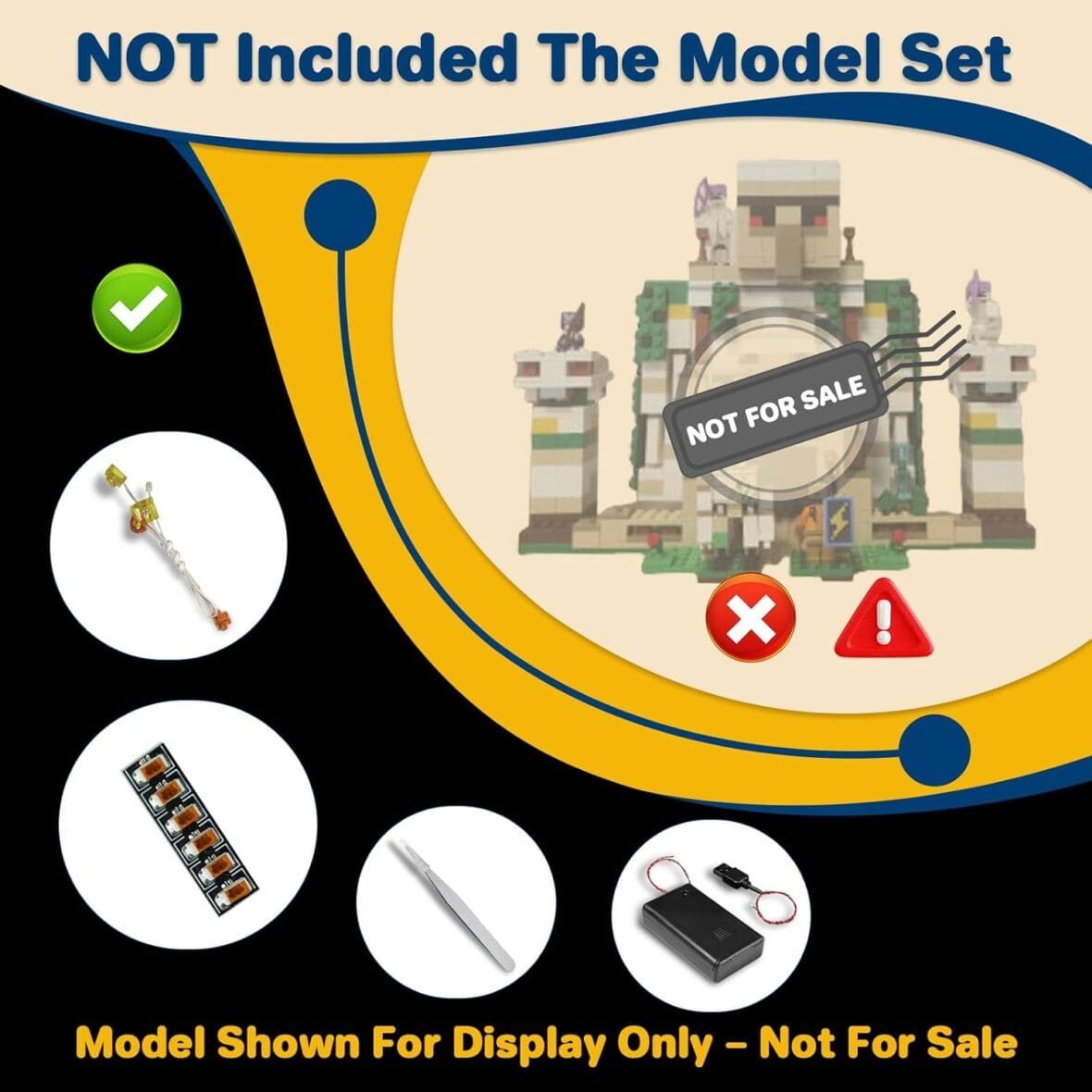 Lego Glinda & Elphaba Dormitory LED Kit