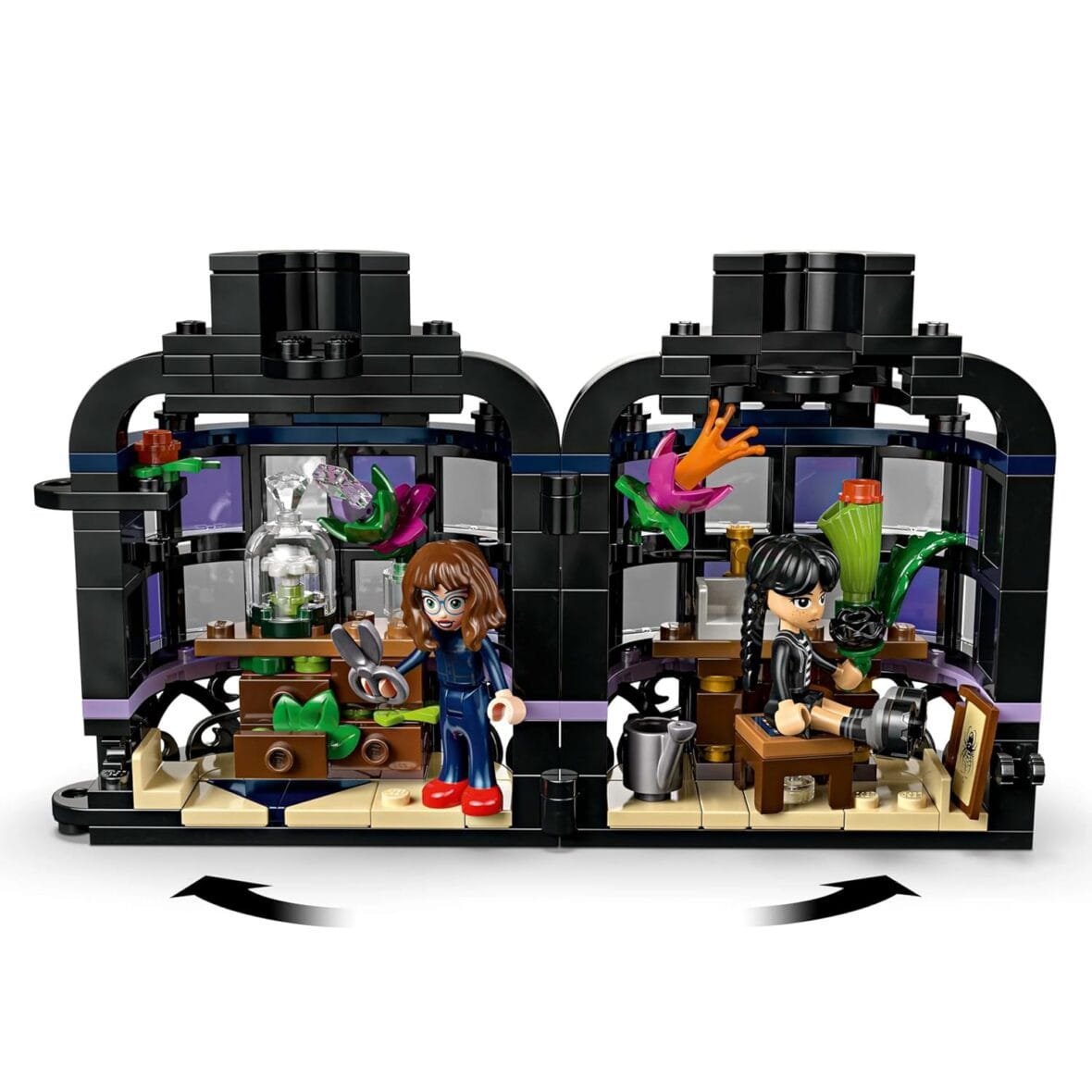 LEGO Wednesday Black Dahlia Flower Toy