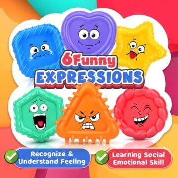 LESONG Sensory Texture Toys for Toddlers