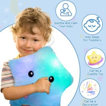 Light Up Star Teddy Sensory Toy
