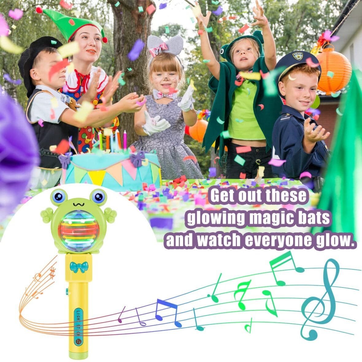 Magic Light Up Wand Toy for Kids