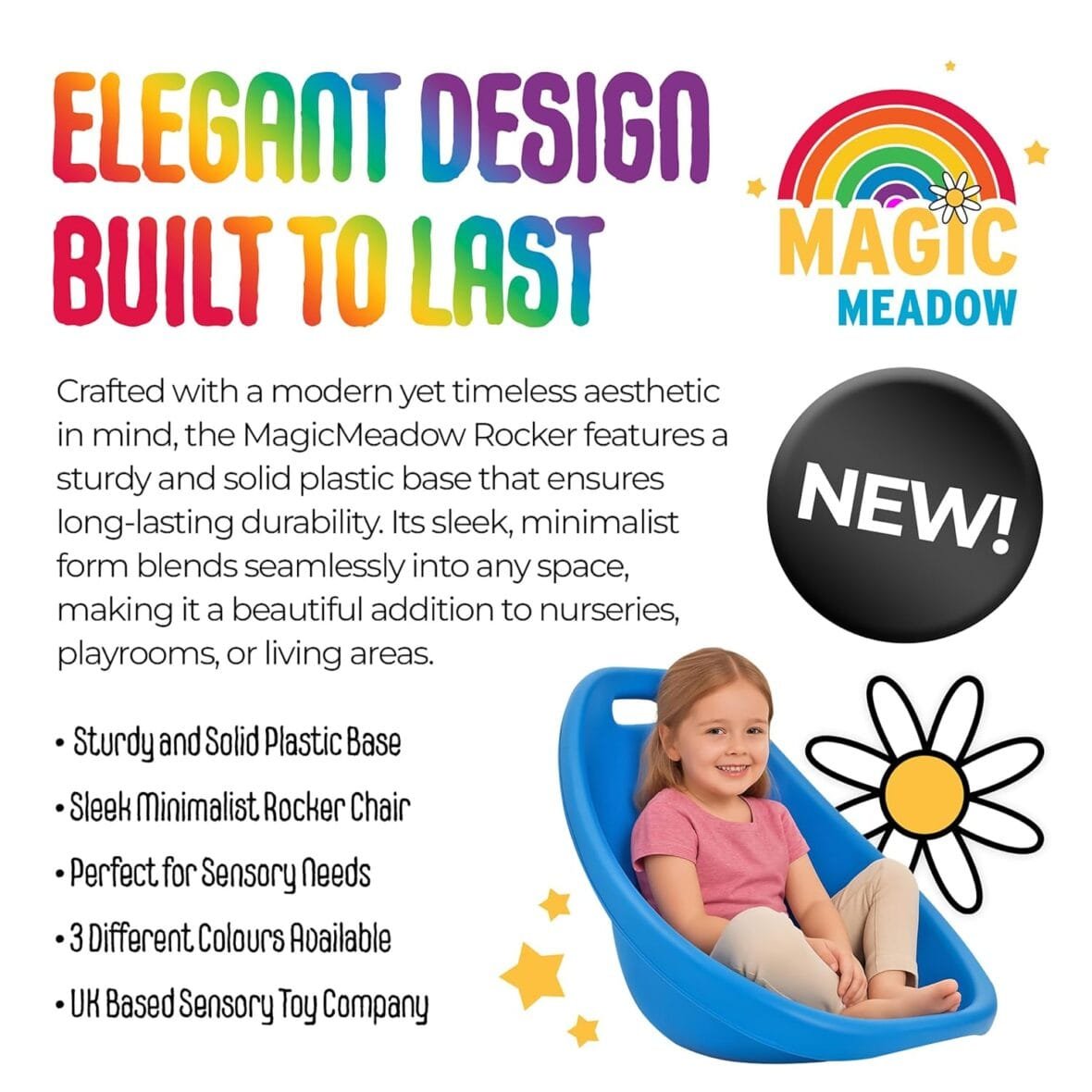 Montessori Sensory Rocker Chair for Kids