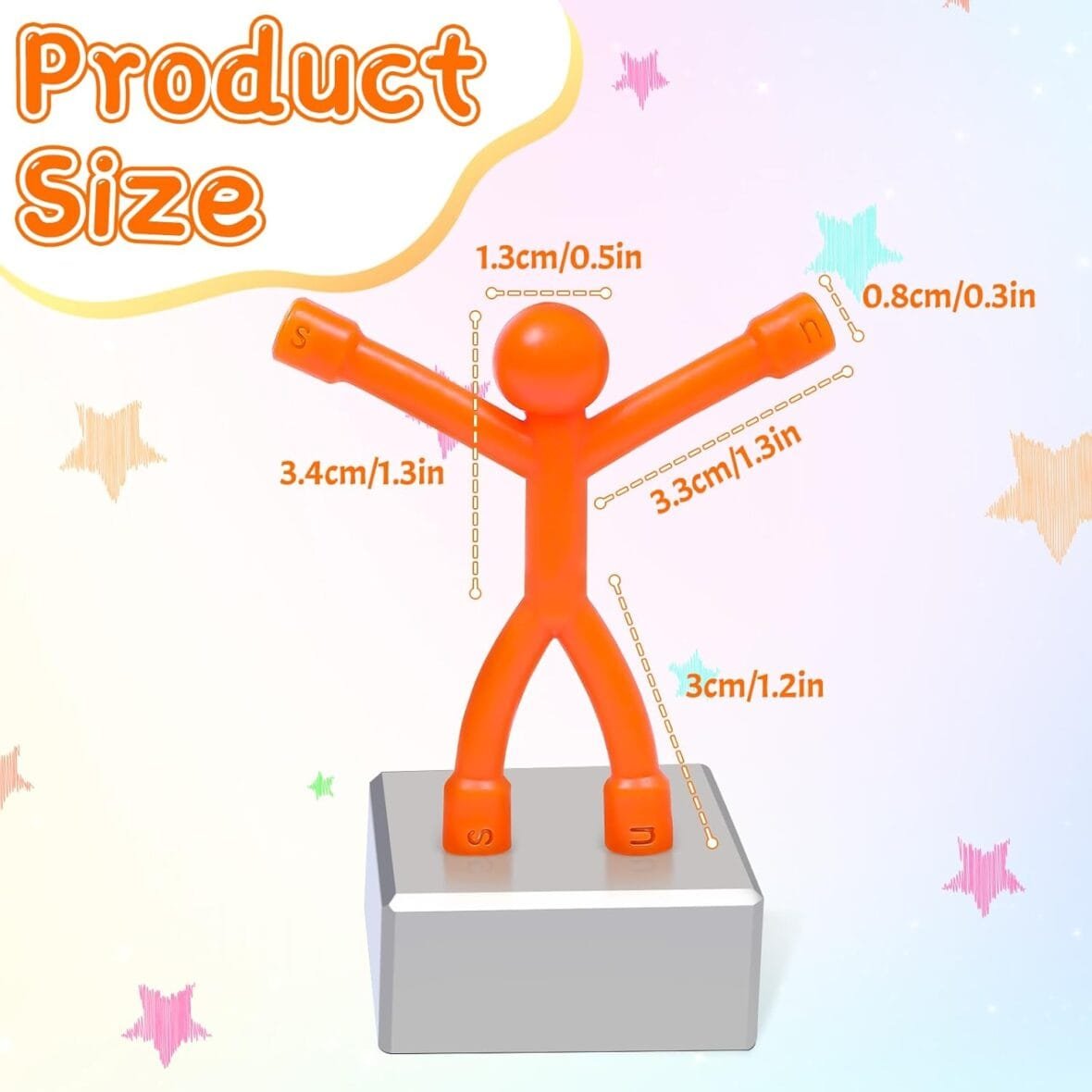 Multipurpose Magnetic Fidget Toys (12 Pcs)