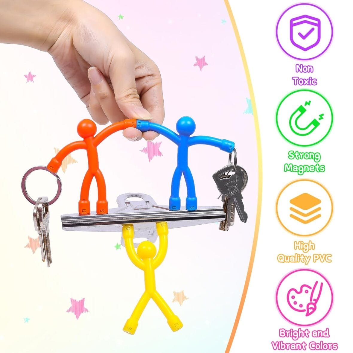 Multipurpose Magnetic Fidget Toys (12 Pcs)