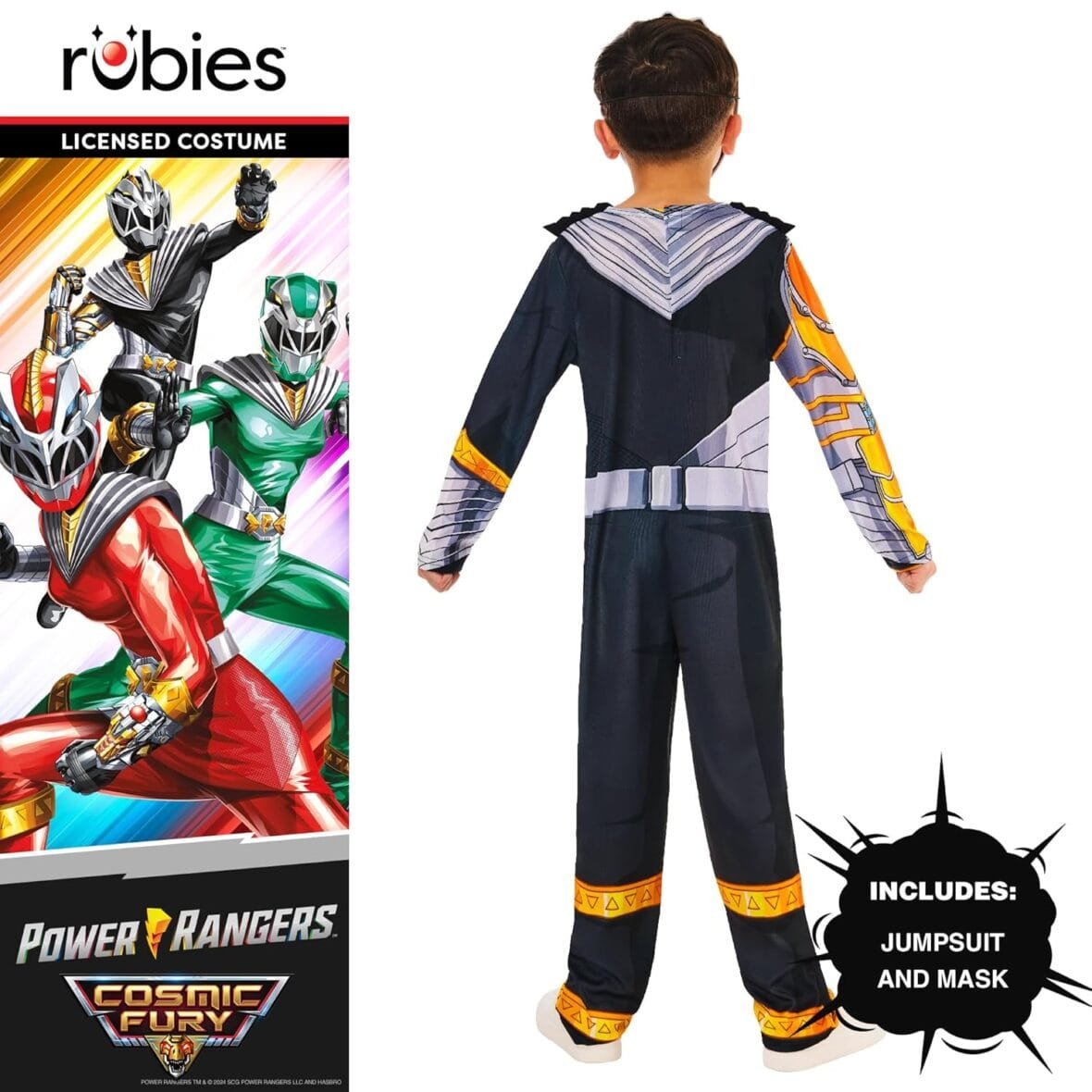 Power Rangers Cosmic Fury Black Ranger Costume