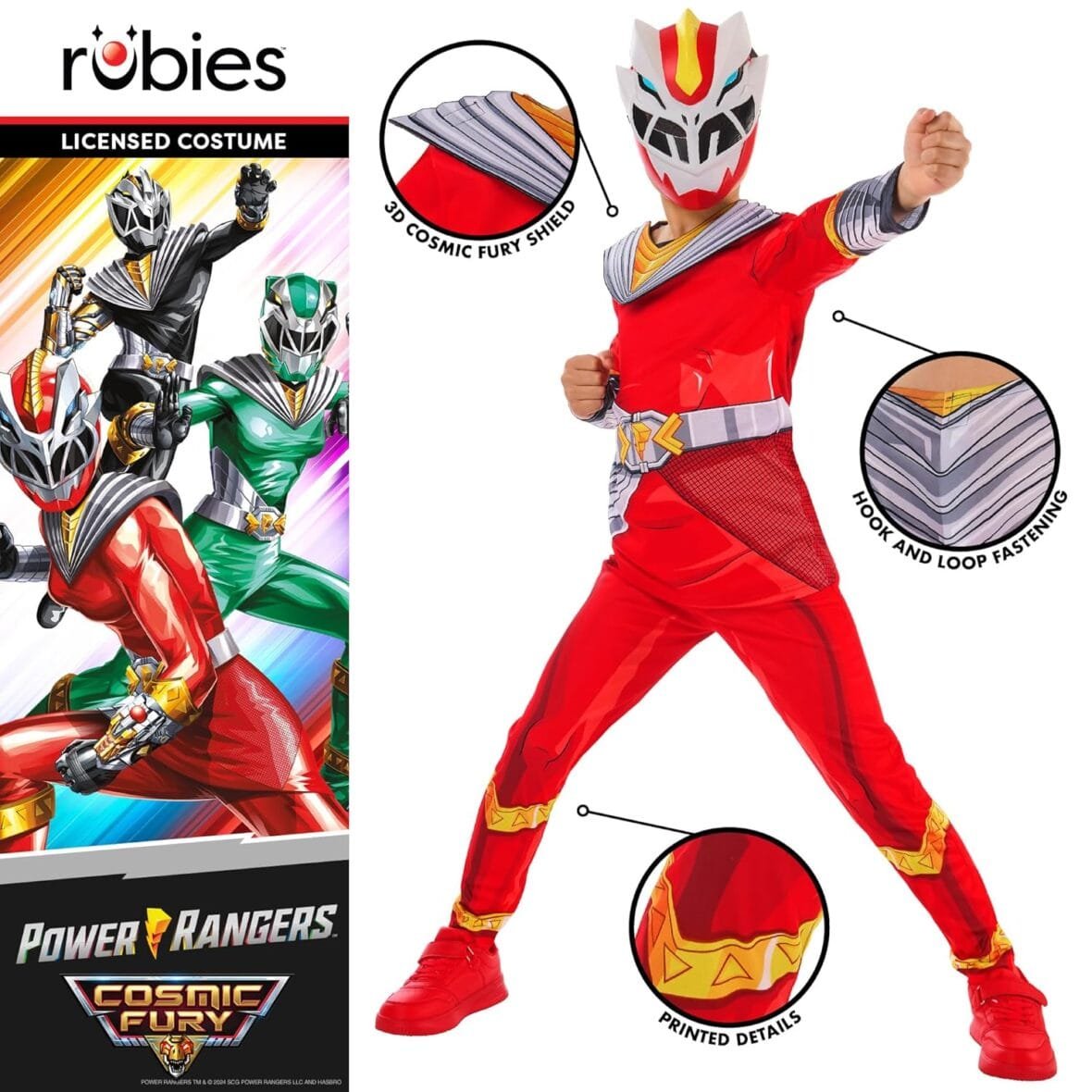 Power Rangers Cosmic Fury Red Ranger Costume